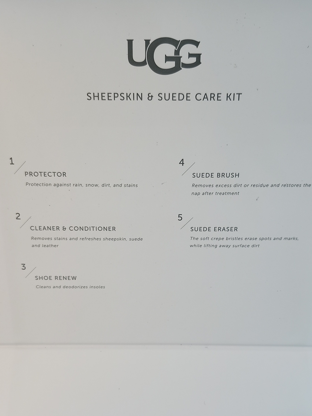NWT UGG SHEEPSKIN & SUEDE CARE KIT - Picture 7 of 12